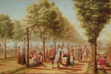 O Paseo de las Delicias, Madri, 1785-6 (ver também 109923)